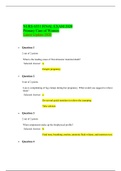 NURS 6551 FINAL EXAM 2020 Primary Care of Women Original test&sol;NURS 6551 FINAL EXAM 2020 Primary Care of Women Original test