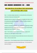BIO 1200 FINAL EXAM PRACTICE QUESTIONS AND ANSWERS &lpar;100&percnt; PASS&rpar;