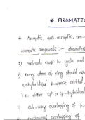 Aromaticity of compounds organics