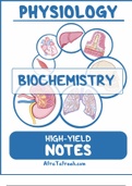 Biochemistry Osmosis&period;org High Yield Notes 