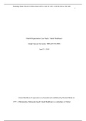 Health Oraganization Case Study- United HC&period;