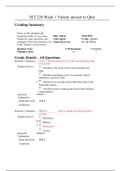 SCI 228 Week 1 Correct Questions And answers Graded A&plus;&comma; Download to Score A&plus;&period;