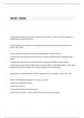 SOC 1502 Exam Package deal
