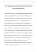 Essay on Alcohol Related Violence (with references)
