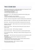 TNCC EXAM 2024 Exam Questions and Answers 2024&lpar; A&plus; GRADED 100&percnt; VERIFIED&rpar;&period;