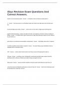  Abyc Revision Exam Questions And Correct Answers&period;