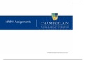 Chamberlain College of Nursing - NR 511 _Assignment_Presentation-v2 2021