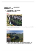 Module Code	: SDGEOGM  Assignment no	: 03  1.	Portfolio Task 1: Geo- literacy  FIVE LANDFORMS IN SOUTH AFRICA  Figure 1                       1.	Mac-Mac Waterfalls(figure 1) located in South Africa around Mpumalanga. This landform is found in the section 