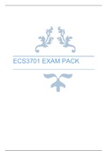 ECS3701 EXAM PACK    ECS3701  1.	Explain the following terms  i.	Inflation targeting  Monetary policy strategy that involves public announcement of a medium-term numerical target for inflation.  ii.	Interest rate risk  The riskiness of earnings and return