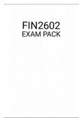 FIN2602 EXAMPACK