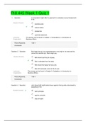PHI 445 Week 1 Quiz 1