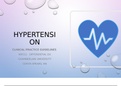NR 511 Hypertension Study Guide 2021