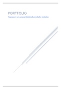 Portfolio- Toepassen Van Persoonlijkheidstheoretische Modellen (T.50480)  Zes psychologische stromingen en een client