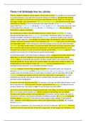 Biologie Voor Jou 5 VWO thema 4&colon; planten samenvatting