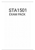 STA1501 EXAM PACK 2021