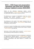 WGU - C846 Exam test preparation Questions and Must have marking scheme Updated version 2024&sol;2025