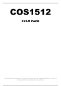 COS1512 FULL EXAM PACK – Introduction to Programming II