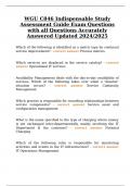 WGU C846 Indispensable Study Assessment Guide Exam Questions with all Questions Accurately Answered Updated 2024&sol;2025