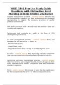 WGU C846 Practice Study Guide Questions with Distinction level Marking scheme version 2024&sol;2025