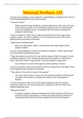 Maternal Newborn ATI Study Guide&lpar;updated maternal study guide 2020&sol;2021&rpar;