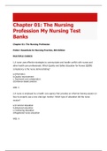 Keiser University - NURSING MISC Chapter 01&colon; The Nursing Profession My Nursing Test Banks&period;&period;&period;&period;&period;&period;Essentials for Nursing Practice&comma; 8th Edition
