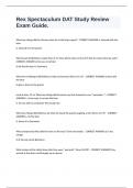 Rex Spectaculum DAT Study Review Exam Guide&period;