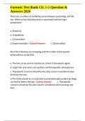 Forensic Test Bank Ch&period; 1-5 Question & Answers 2024 