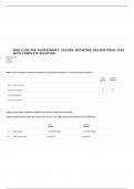 WGU C700 PRE ASSESSMENT&colon; SECURE NETWORK DESIGN PDHO 2024 WITH COMPLETE SOLUTION