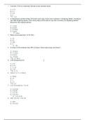 COMM MISC Hesi Math questions and answers all graded A