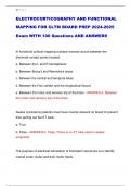 ELECTROCORTICOGRAPHY AND FUNCTIONAL  MAPPING FOR CLTM BOARD PREP 2024-2025  Exam WITH 100 Questions AND ANSWERS
