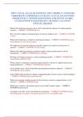 MPTC FINAL EXAM QUESTIONS AND CORRECT ANSWERS  VERIFIED BY EXPERTS&vert;ACCURATE ACTUAL EXAM WITH  FREQUENTLY TESTED QUESTIONS AND STUDY GUIDE&vert;  GUARANTEED PASS&vert;ALREADY GRADED A&plus;&vert;LATEST  UPDATE 2024&sol;2025