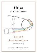 2º Bachillerato - Física - Unidad 09 - Óptica geométrica