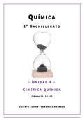 2º Bachillerato - Química - Unidad 04 - Cinética química