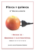 1º Bachillerato - Física y Química - Unidad 11 - Gravedad y electrostática