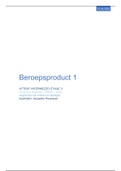 Beroepsproduct Multidisciplinair samenwerken
