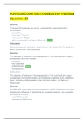 AGNP BOARD EXAM QUESTIONS Respiratory Prescribing &lpar;Questions 100&rpar;&comma;100&percnt; CORRECT