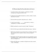 ATI Pharmacology Final Exam Questions and Answers