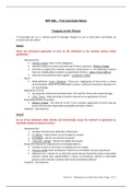 GDL Tort Law Revision Notes 2020 (Distinction)
