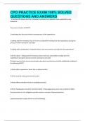 CPO Practice Exam