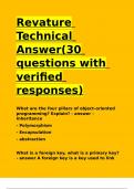 Revature Technical Interview&lpar;30 questions with verified responses&rpar;