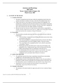 BIO 255N Week 1 Study Guide &lpar;Chapter 20&rpar;