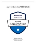 Samenvatting Exam Ref AZ-900 Microsoft Azure Fundamentals (Aanrader!)