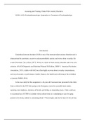 Assessing and Treating Clients With Anxiety Disorders NURS -6630&comma; Psychopharmacologic Approaches to Treatment of Psychopathology &lpar;latest 2022&sol;2023&rpar; complete solution