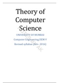 Theory of Computer Science (TCS)