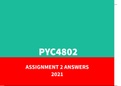 PYC4802 Assignment 2 ANSWERS (2021)