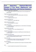 Fire Apparatus Engineer FAE Questions and Correct Answers