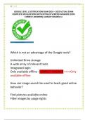 GOOGLE LEVEL 1 CERTIFICATION EXAM 2024 &ndash; 2025 ACTUAL EXAM  COMPLETE 300 QUESTIONS WITH DETAILED VERIFIED ANSWERS &lpar;100&percnt;  CORRECT ANSWERS&rpar; ALREADY GRADED A&plus;