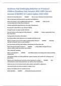 Guidance And Challenging Behaviors In Preschool Children Questions And Answers With 100&percnt; Correct Answers &lpar;GRADED A&plus;&rpar; Latest Update 2024&sol;2025&period;