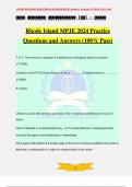 Rhode Island MPJE 2024 Practice Questions and Answers &lpar;100&percnt; Pass&rpar;
