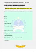 Timeshare Test &num;2 Practice Questions and Answers &lpar;100&percnt; Pass&rpar;